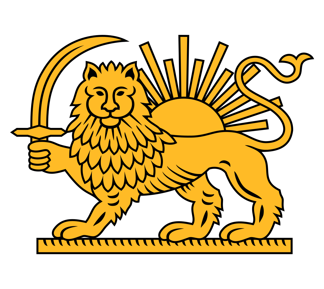 Lion and Sun